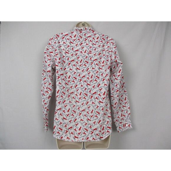 Vintage Five Star by Roper Top Womens Small Horse Print Retro Western Button Up - Picture 8 of 16